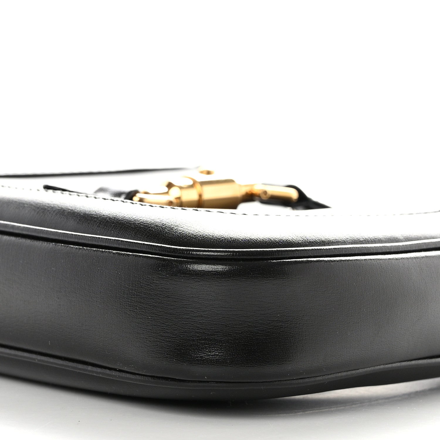 Gucci Boarded Dyana Lux Calfskin Mini Jackie 1961 Hobo Black 10 of 11