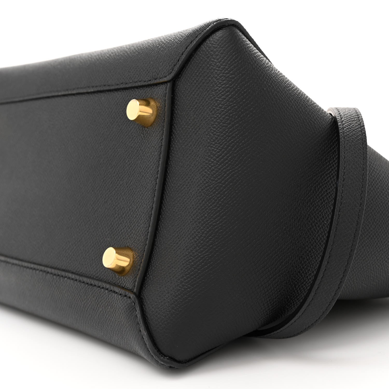 Celine Grained Calfskin Mini Belt Bag Black 9 of 10