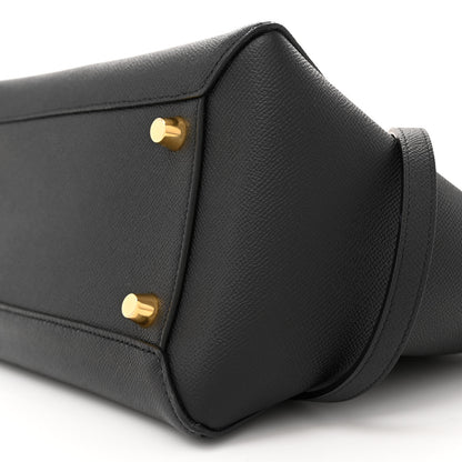 Celine Grained Calfskin Mini Belt Bag Black 9 of 10