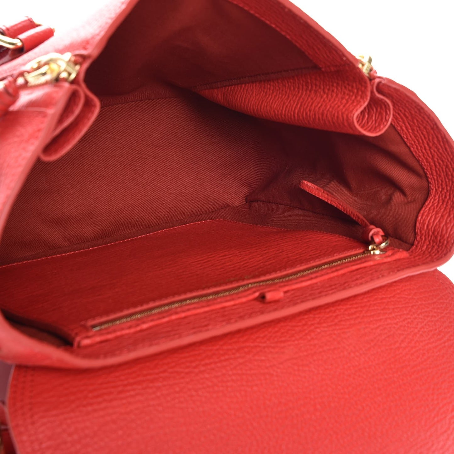 3.1 Textured Calfskin Medium Pashli Satchel Red