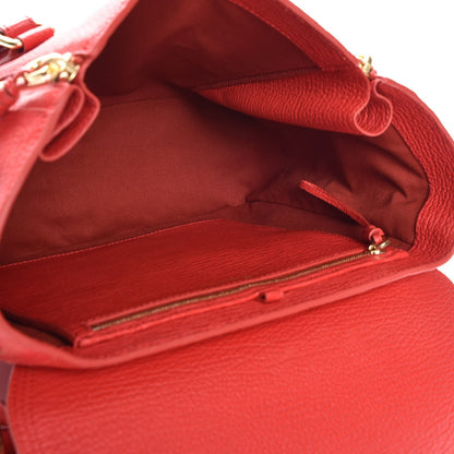 3.1 Phillip Lim 3.1 Textured Calfskin Medium Pashli Satchel Red 6 of 8