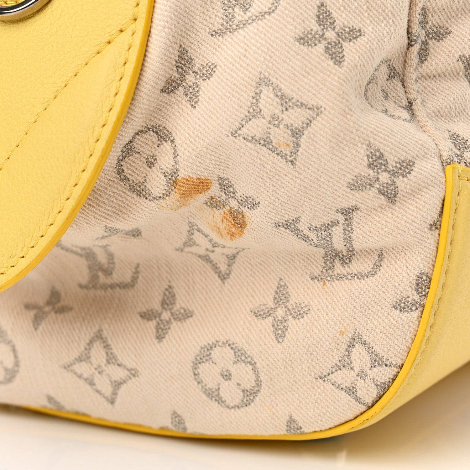 Louis Vuitton Monogram Denim Speedy Round Yellow 12 of 13