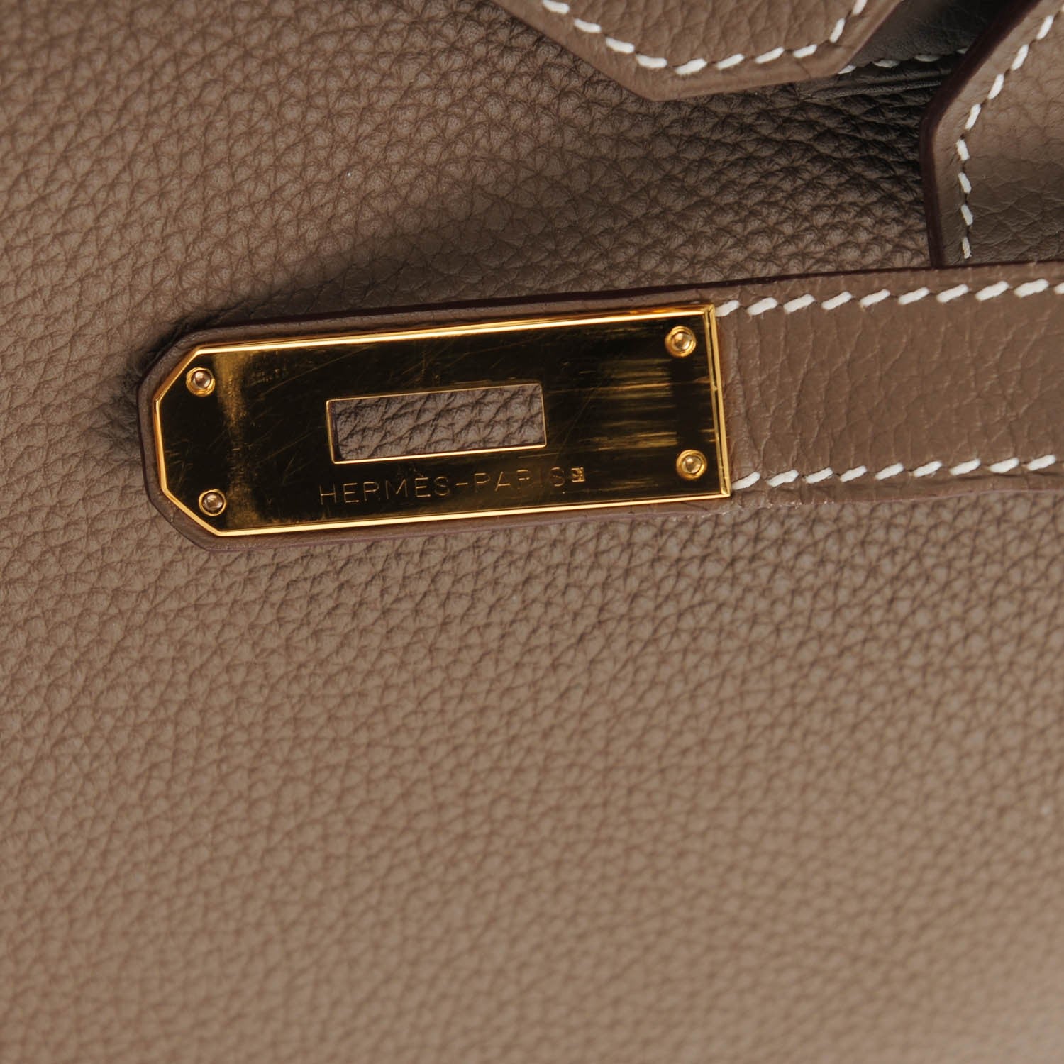 Hermes Togo Birkin 30 Etoupe 5 of 23