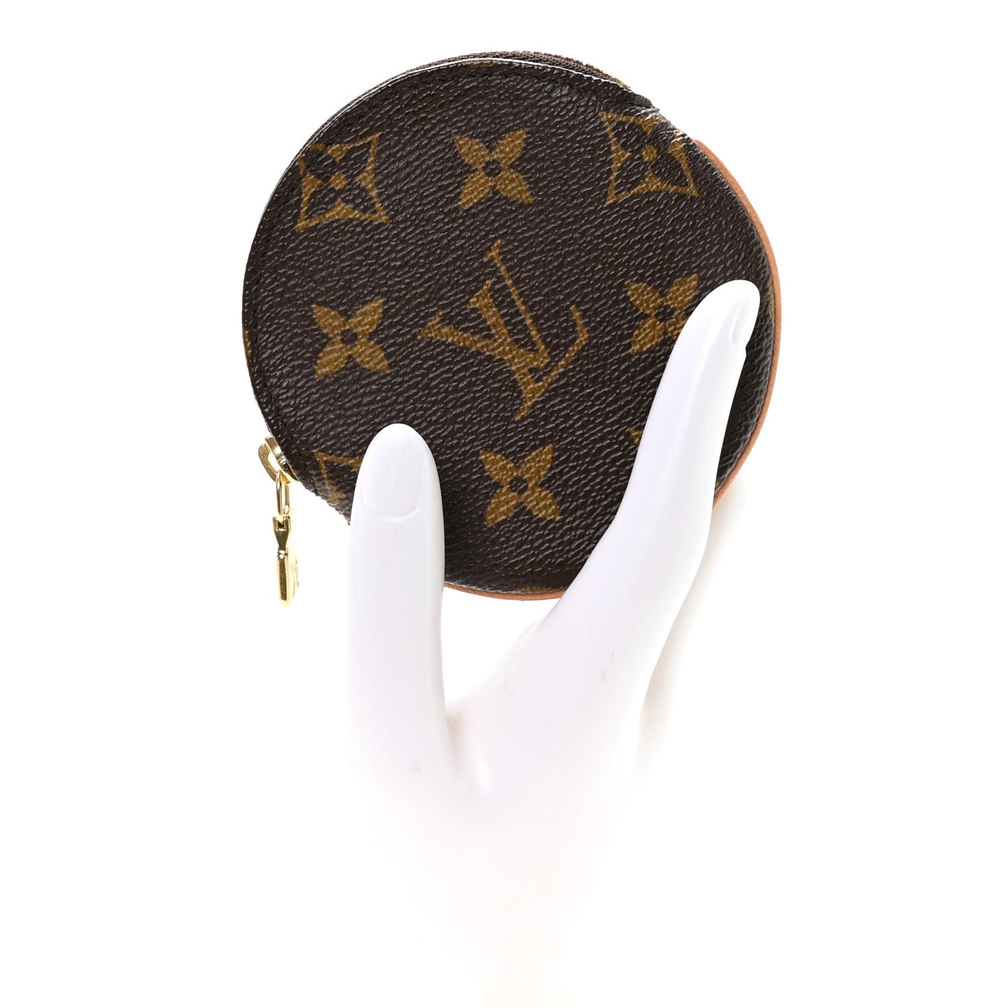 Monogram Round Coin Purse