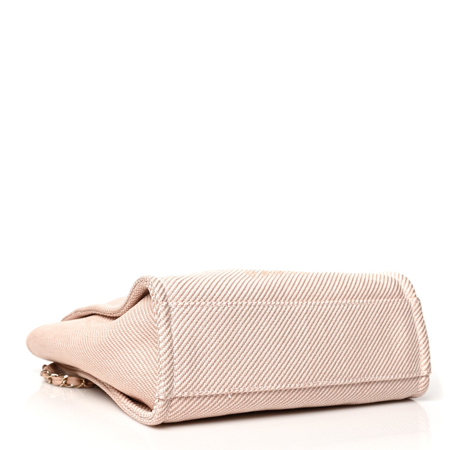 Chanel Mixed Fibers Calfskin Mini Deauville Tote Rose Pink 4 of 10