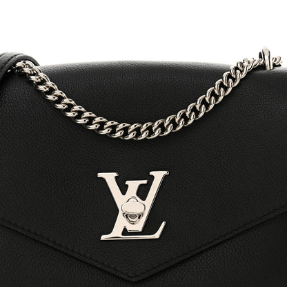 Louis Vuitton Soft Calfskin My Lockme Chain Bag BB Black 7 of 11