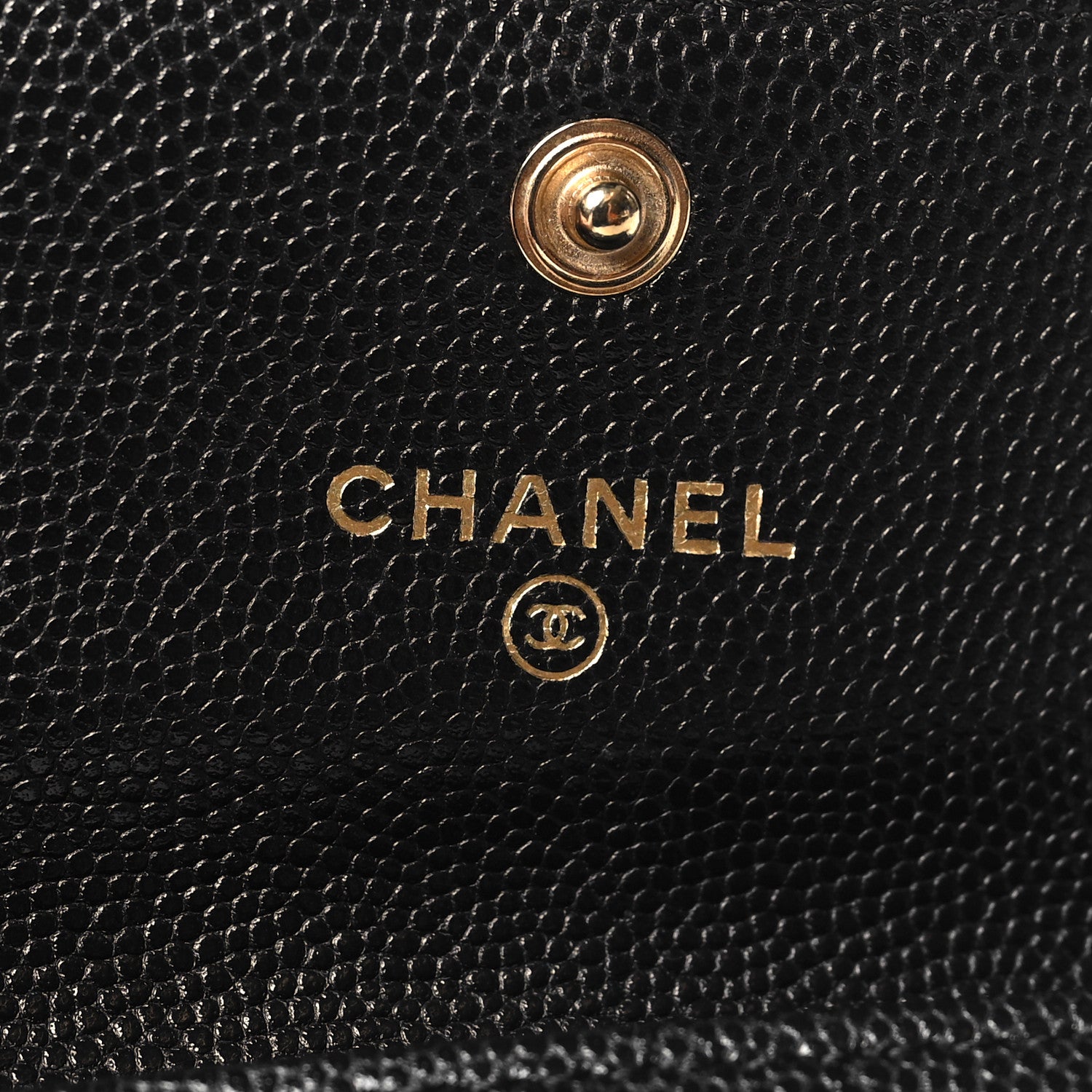 Chanel Caviar Quilted Boy Flap Card Holder Black 6 of 9