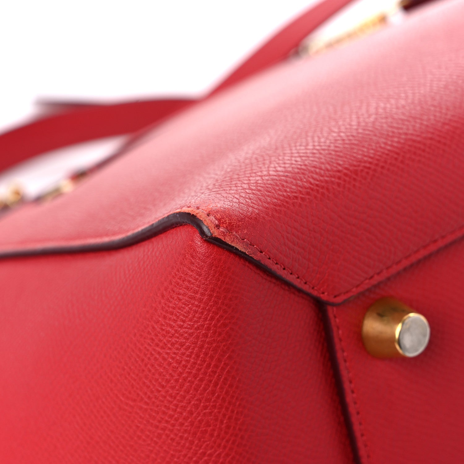 Celine Grained Calfskin Mini Belt Bag Coquelicot 9 of 14
