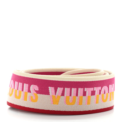 Louis Vuitton Jacquard Speedy Bandouliere 20 Shoulder Strap Fuchsia 2 of 3