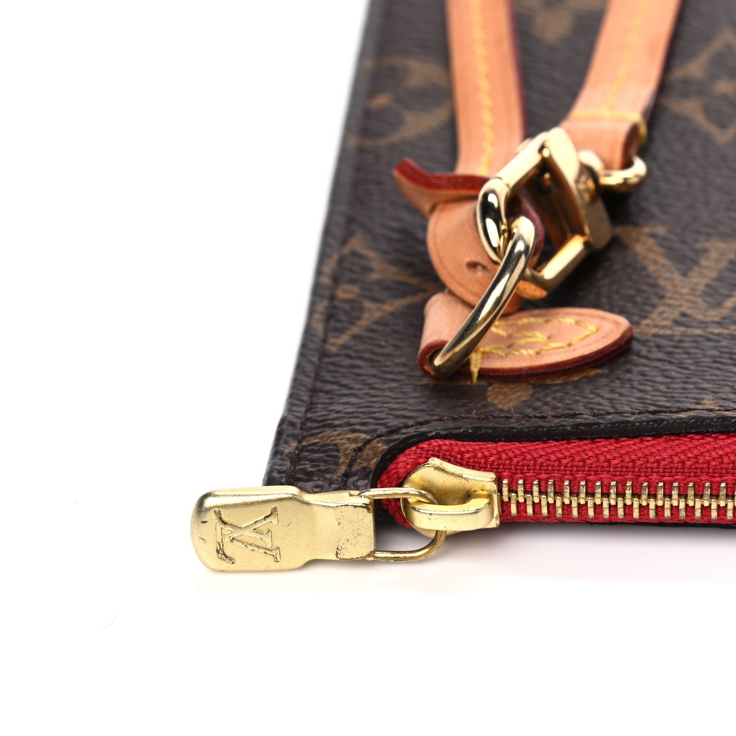 Louis Vuitton Monogram Neverfull MM GM Pochette Cherry 5 of 5