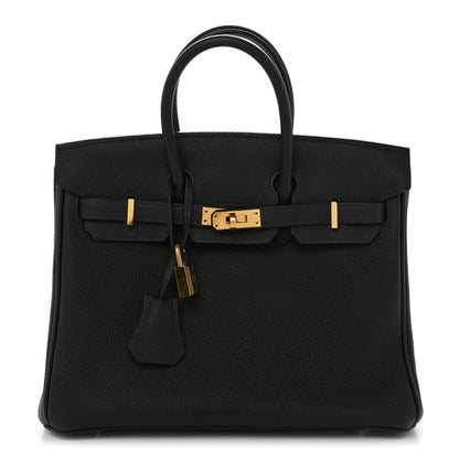 Hermes Togo Birkin 25 Gris Misty 1 of 14