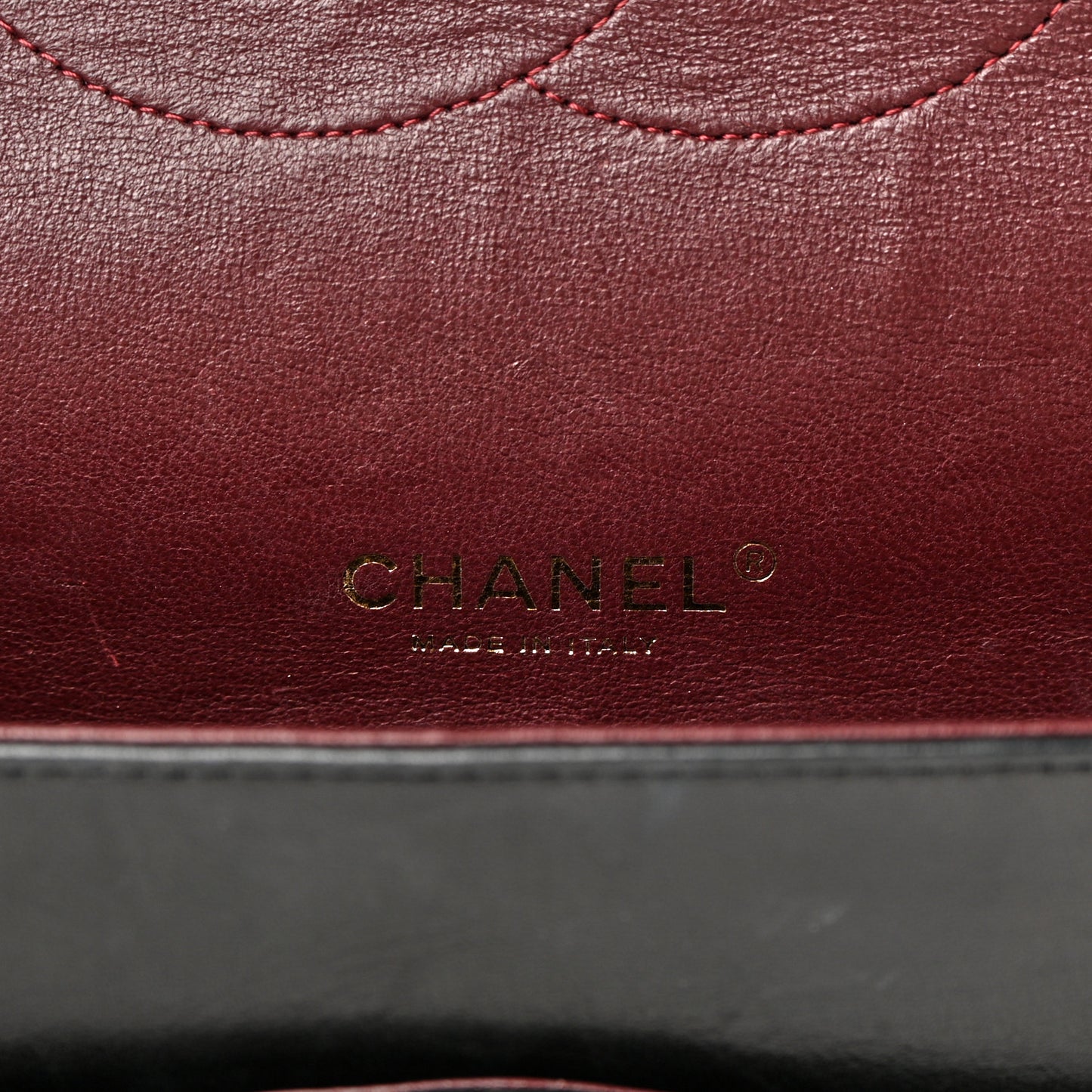 Lambskin Quilted Maxi Double Flap Black
