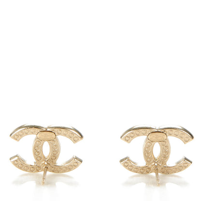 Chanel Crystal CC Earrings Silver 3 of 5