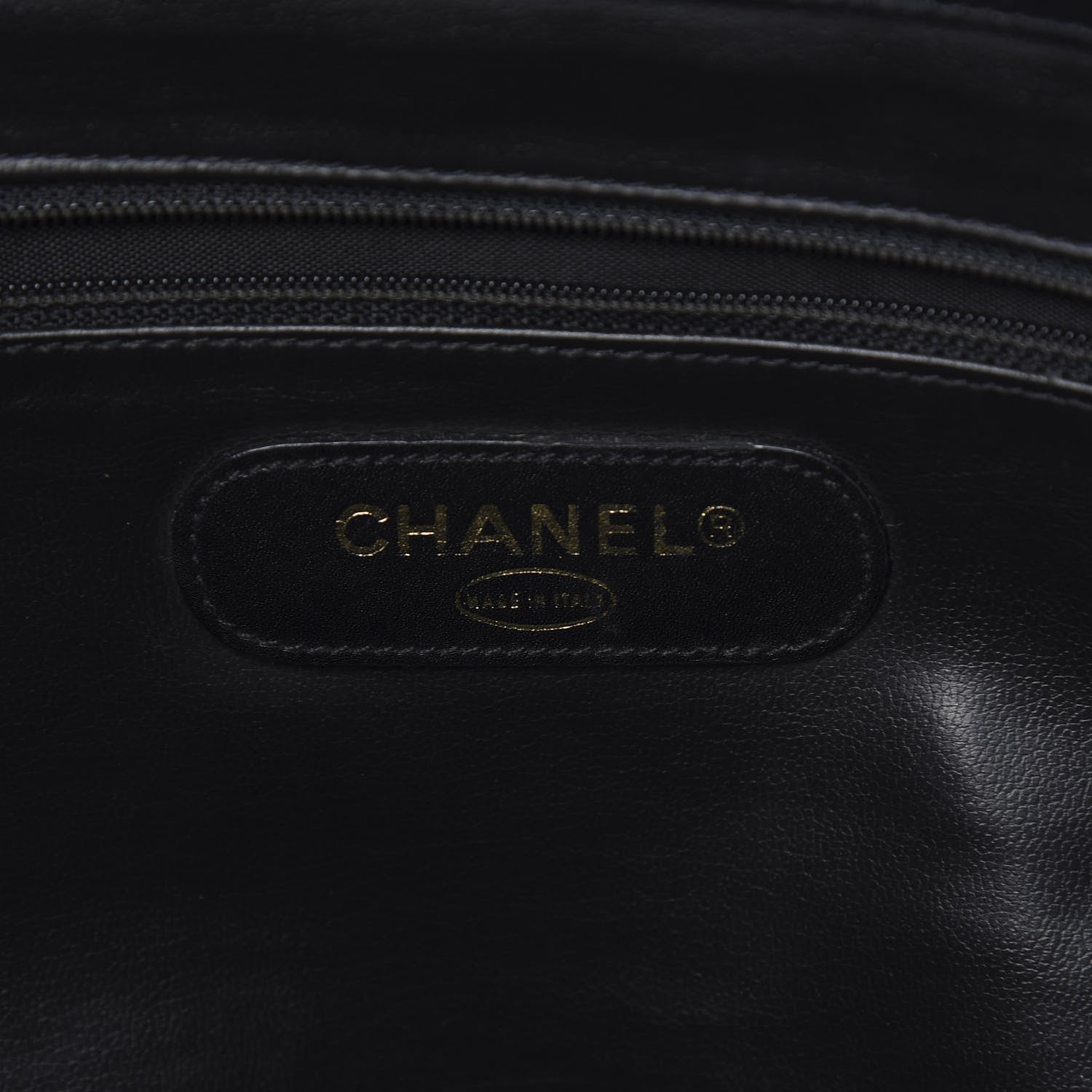 Chanel Calfskin Stitched XL Weekender Black 5 of 9