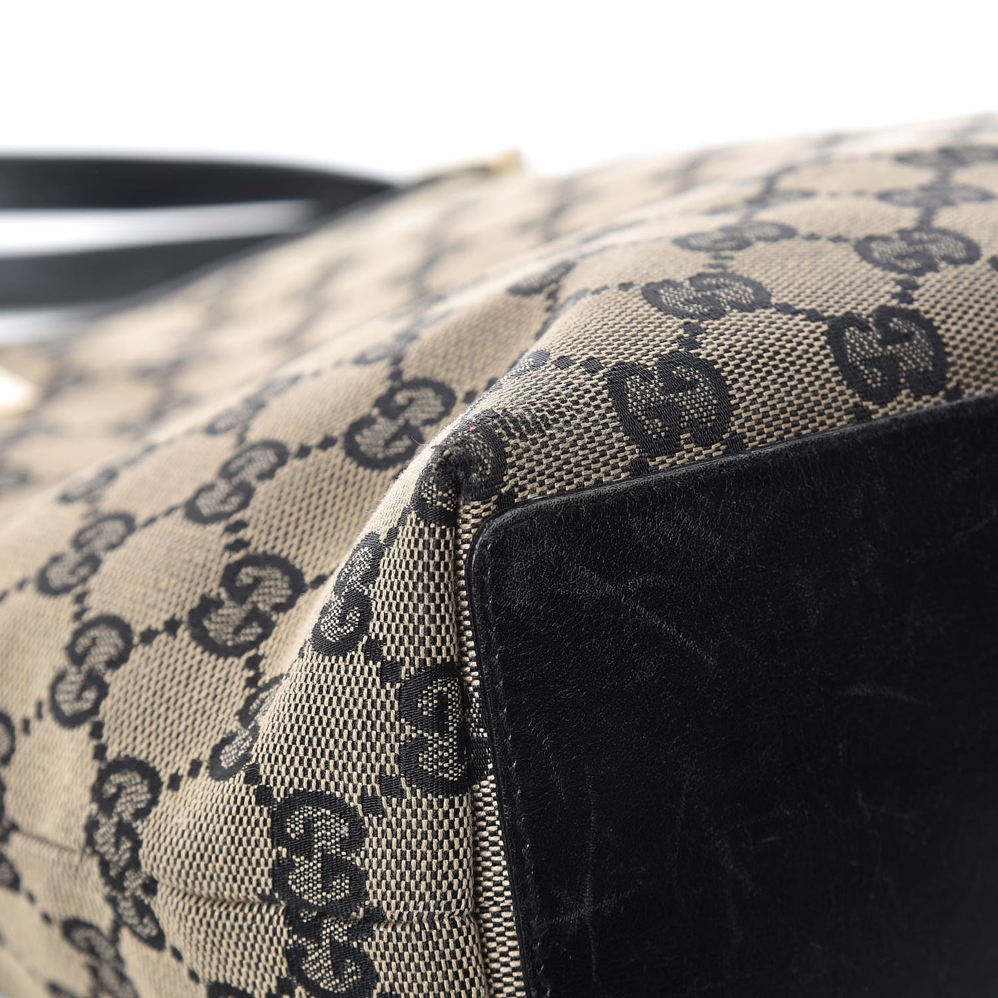 Monogram Small Bucket Tote Black