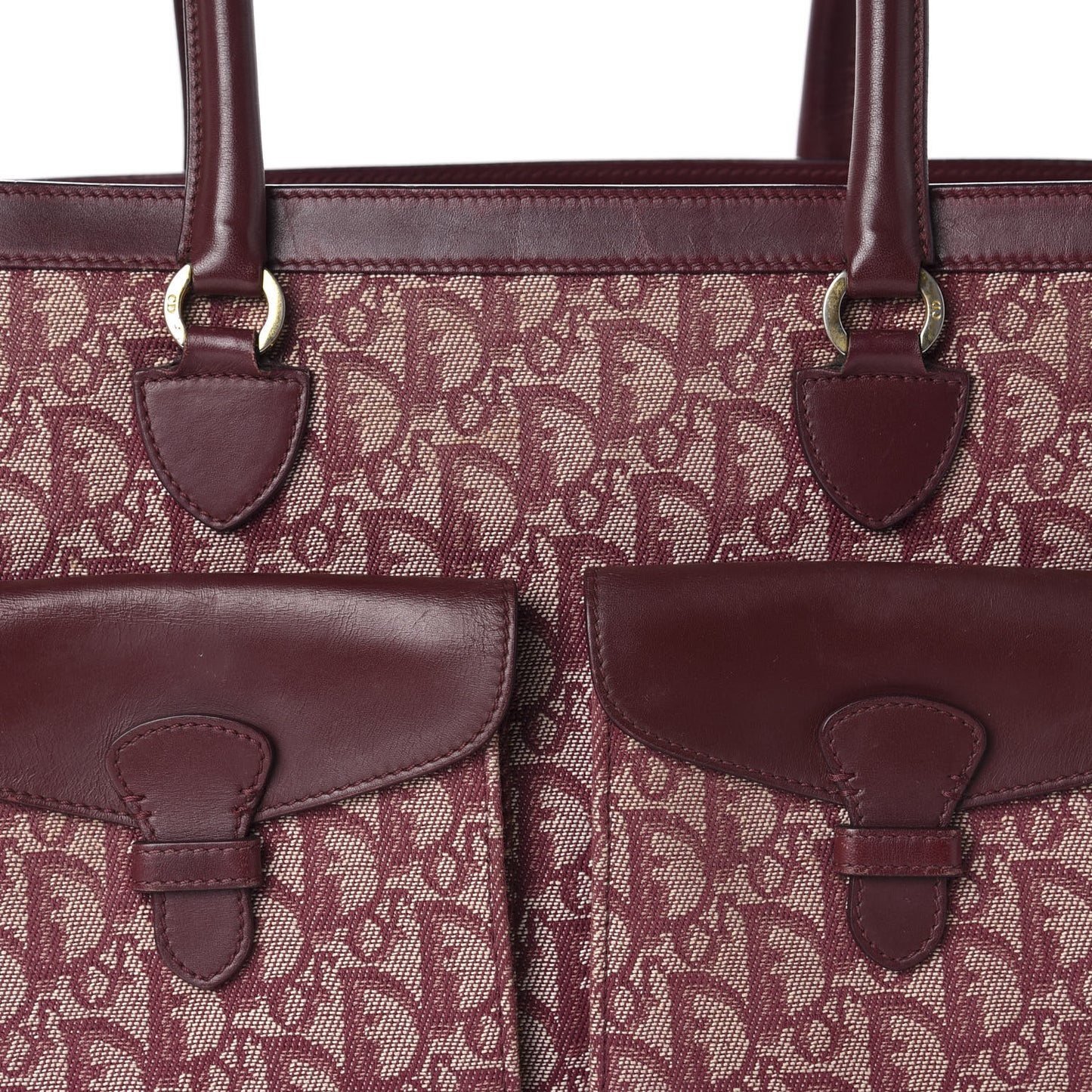 Monogram Tote Red