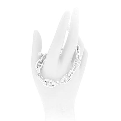 Hermes Sterling Silver MM Chaine d'Ancre Bracelet 2 of 4