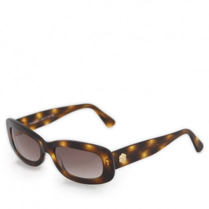 Chanel Tortoise Shell Camellia Sunglasses 5054 1 of 12