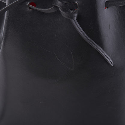 Mansur Gavriel Vegetable Tanned Calfskin Bucket Bag Black Flamma 10 of 18