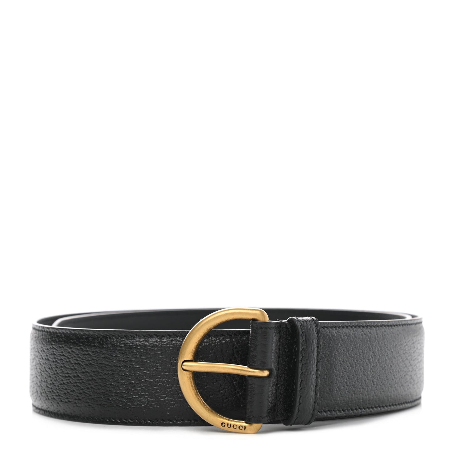 Textured Dollar Calfskin 40mm Belt 90 36 Black