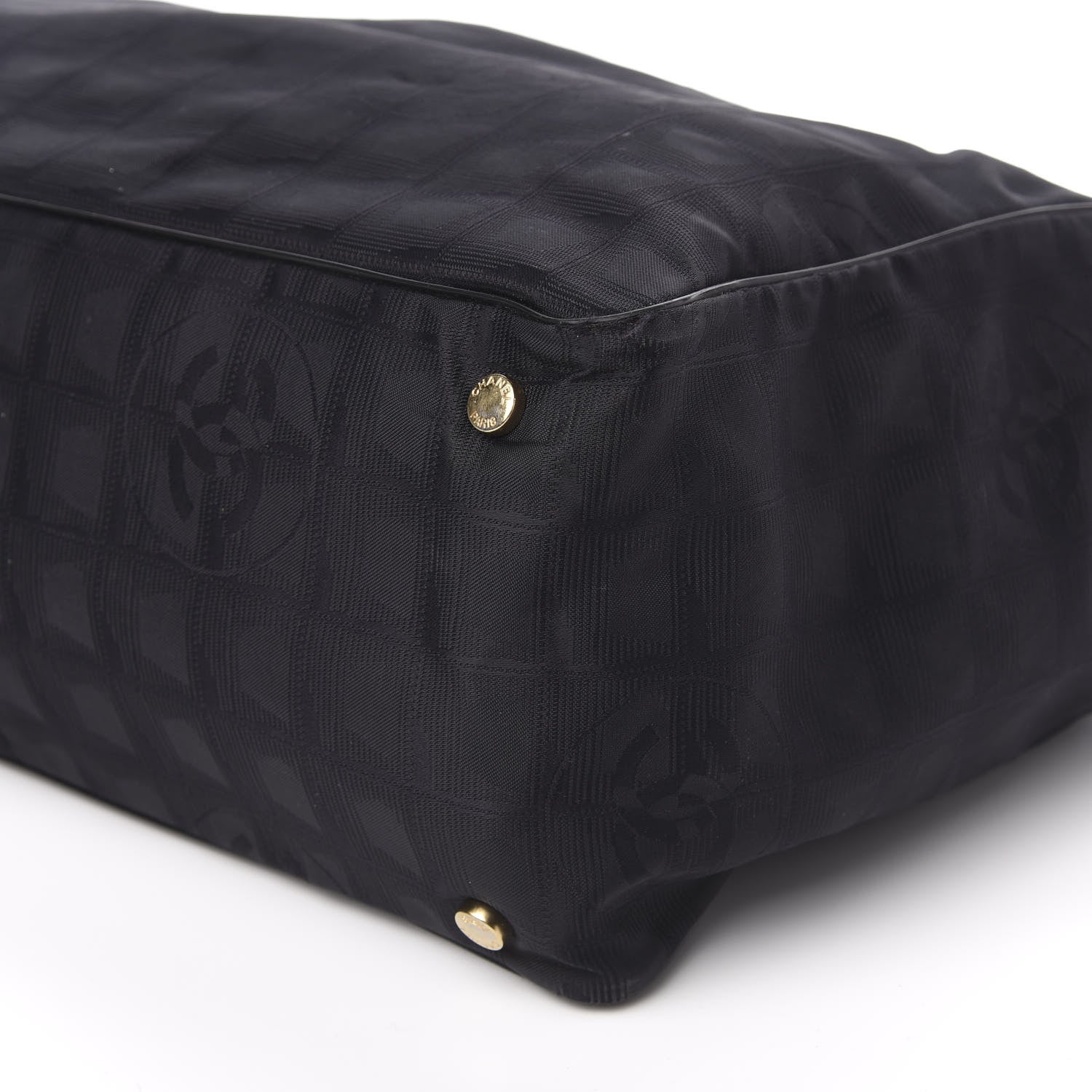 Chanel Nylon Large Travel Tote Black 9 of 10