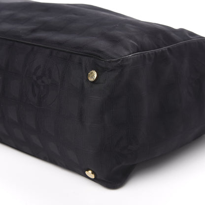 Chanel Nylon Large Travel Tote Black 9 of 10