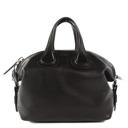 Givenchy Waxy Grained Calfskin Small Nightingale Black 1 of 9