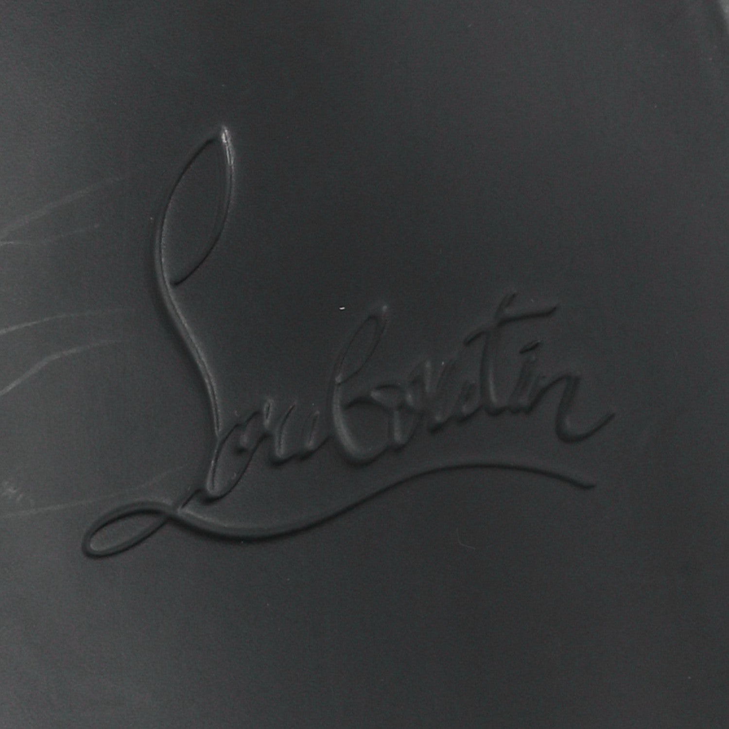 Christian Louboutin Calfskin Studded Pool Fun Platform Flat Slide Sandals 40 Black 8 of 9