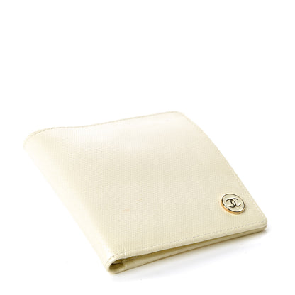 Chanel Grained Calfskin CC Button Bi-Fold Wallet Ivory 4 of 8