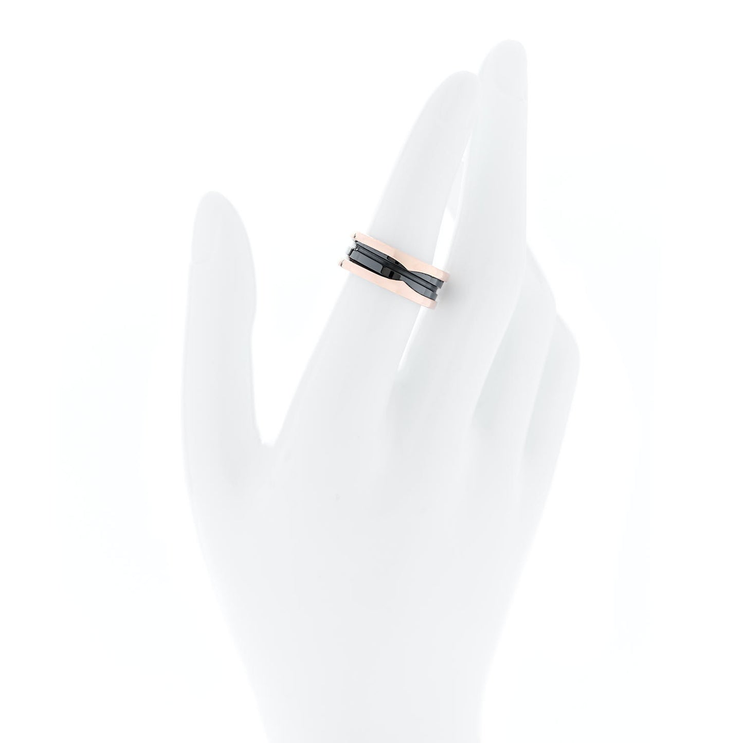 18K Rose Gold B.Zero1 Two-Band Ring 53 6.25