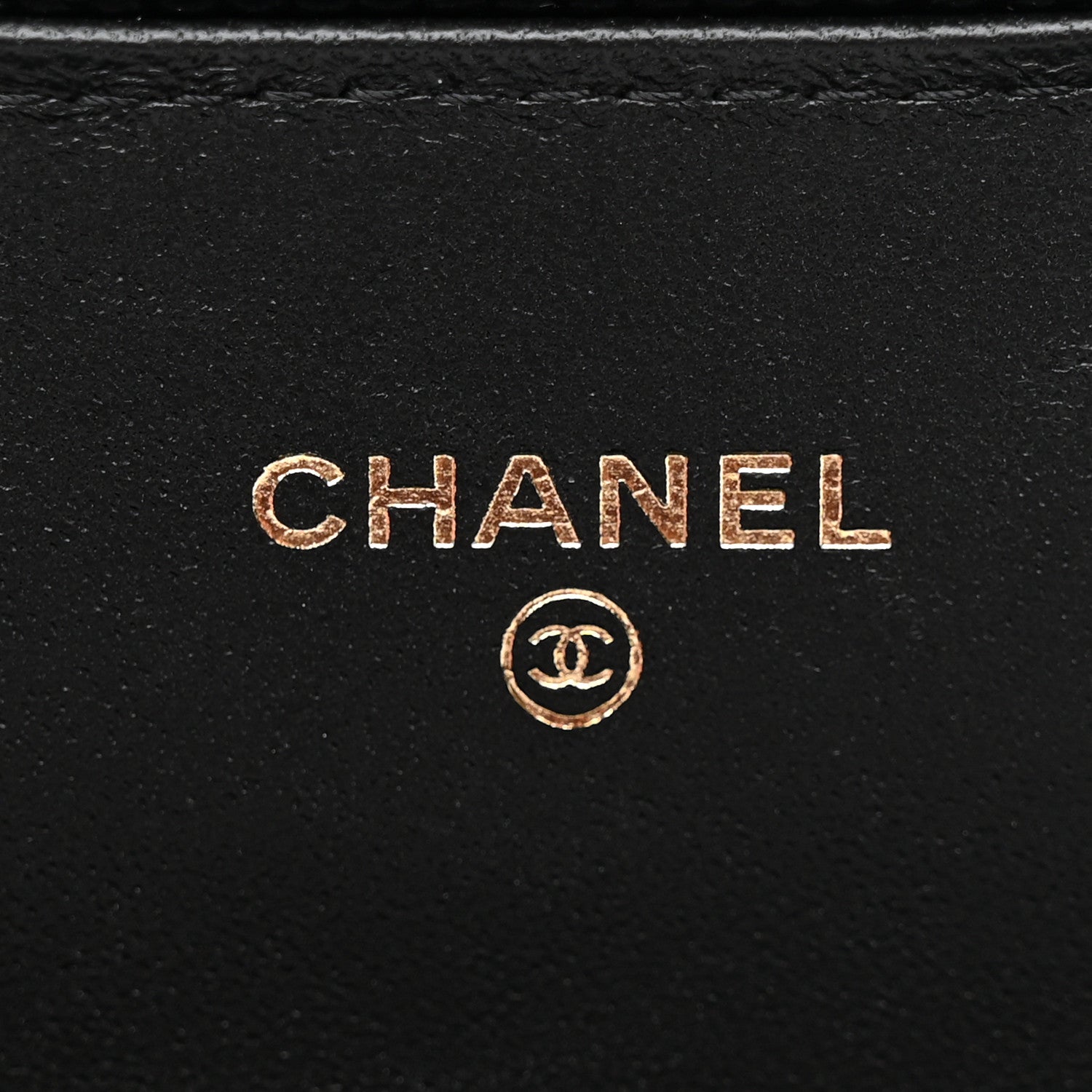 Chanel Lizard Calfskin Embossed Clutch With Chain Black 11 of 21