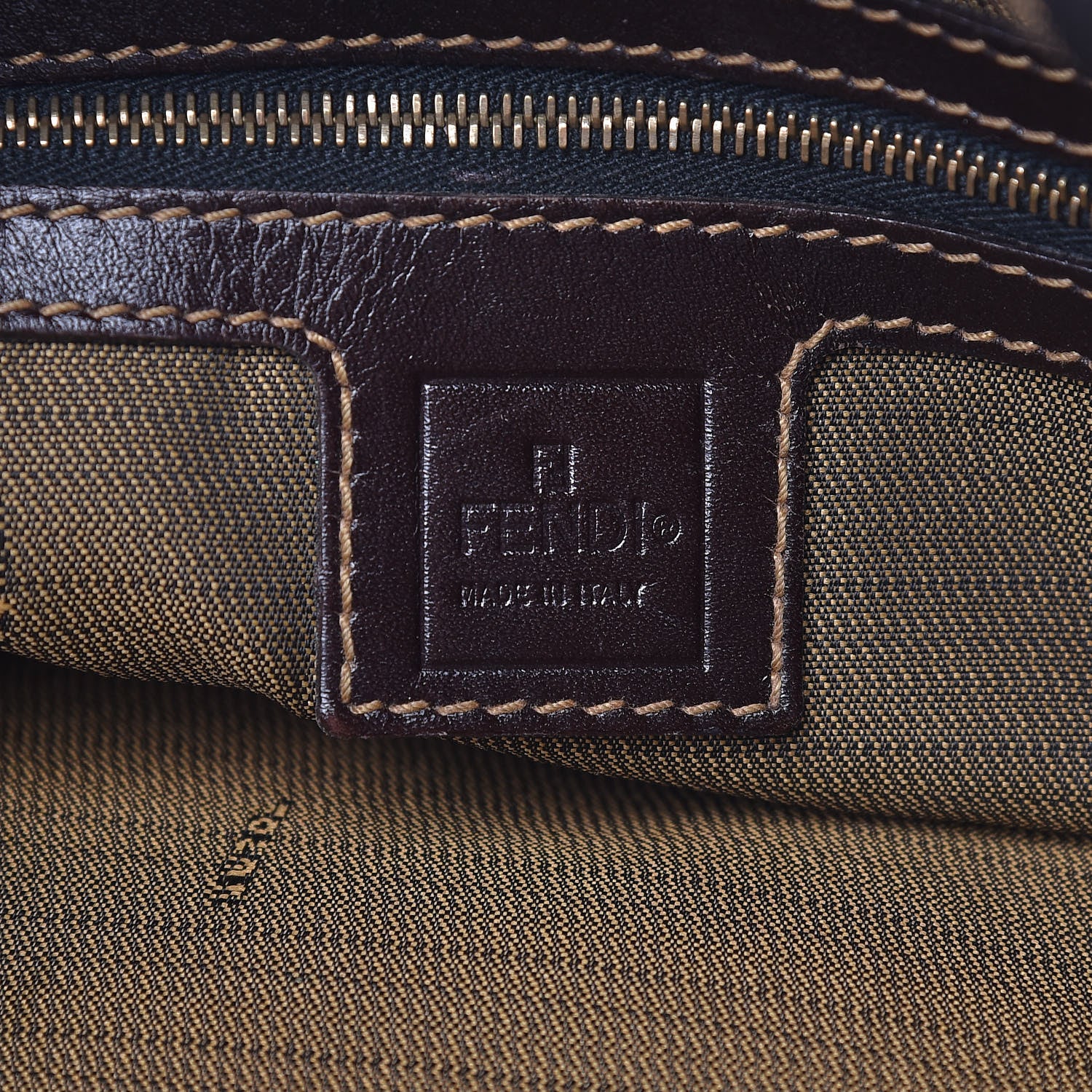 Fendi Zucca Shoulder Bag Tobacco 6 of 9