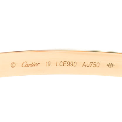 Cartier 18K Yellow Gold LOVE Bracelet 19 4 of 5