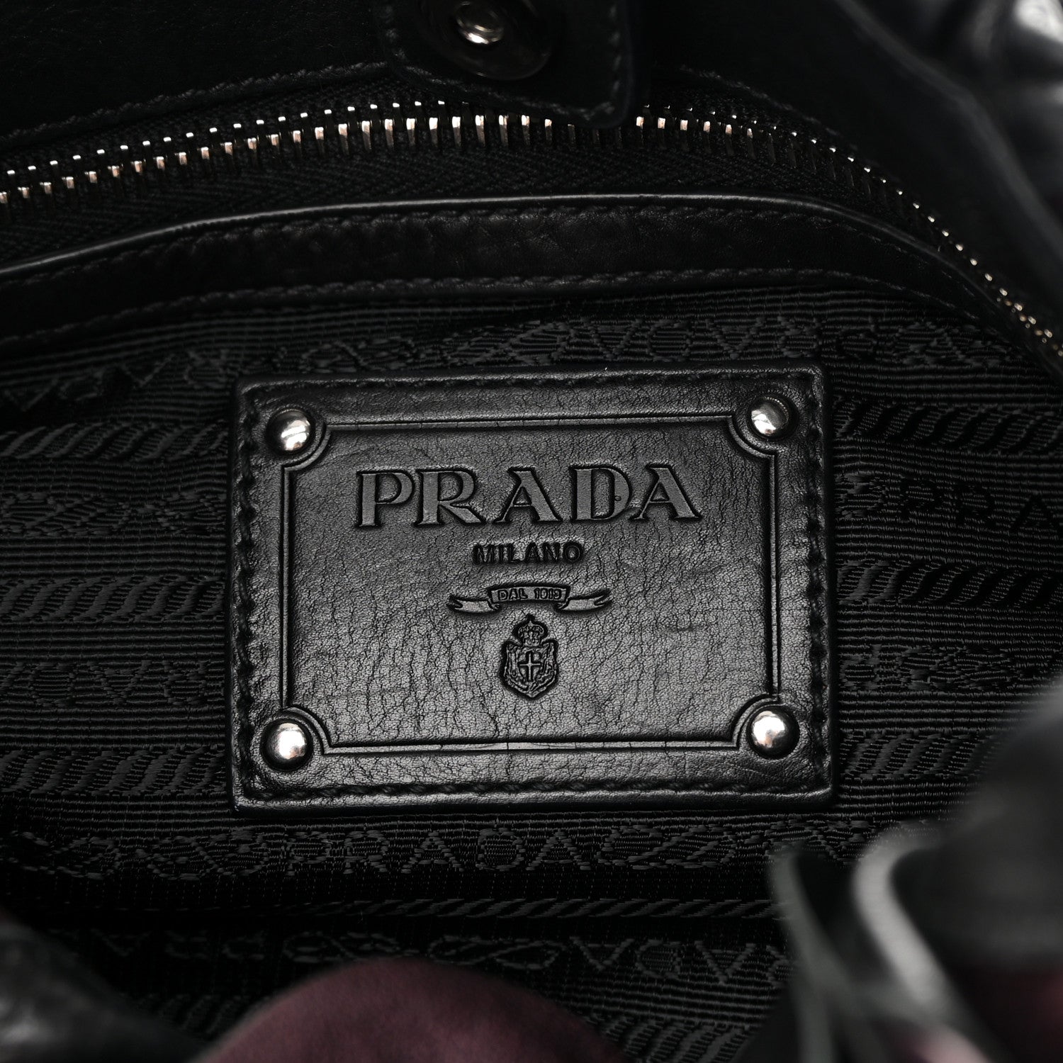 Prada Vitellino Mordo Hobo Ribes Mordore 6 of 16