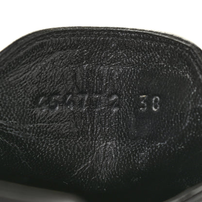 Gucci Malaga Kid Horsebit Princetown Mid Heel Mules 38 Black 8 of 11