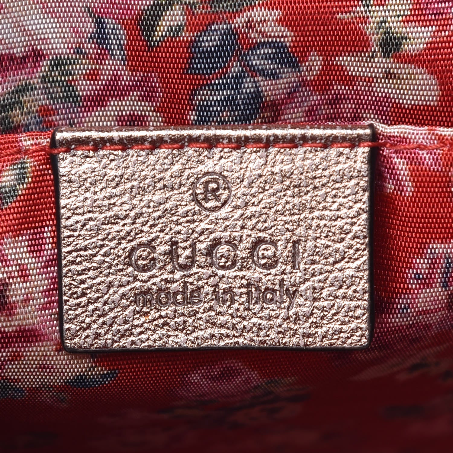 Gucci Laminated Nappa Trapuntata Small Zumi Shoulder Bag Rosa Lago Rame 8 of 11