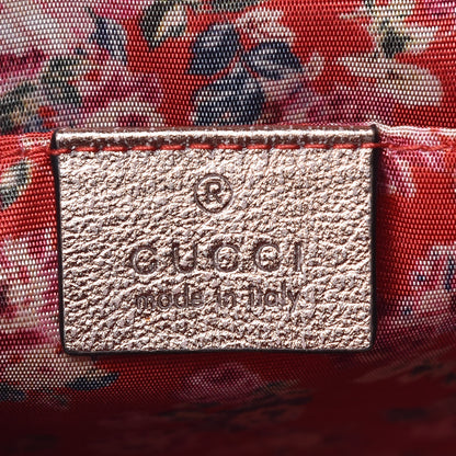 Gucci Laminated Nappa Trapuntata Small Zumi Shoulder Bag Rosa Lago Rame 8 of 11