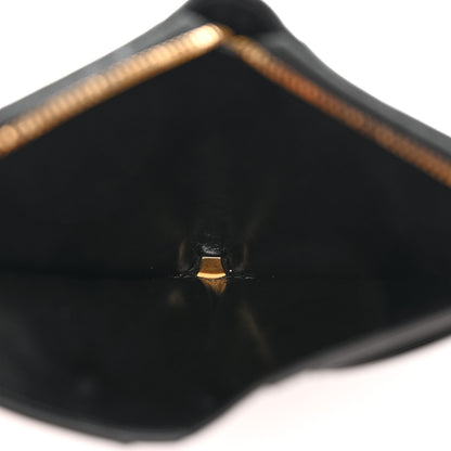 Bottega Veneta Calfskin Maxi Intreccio Zip Around Wallet Black 7 of 7