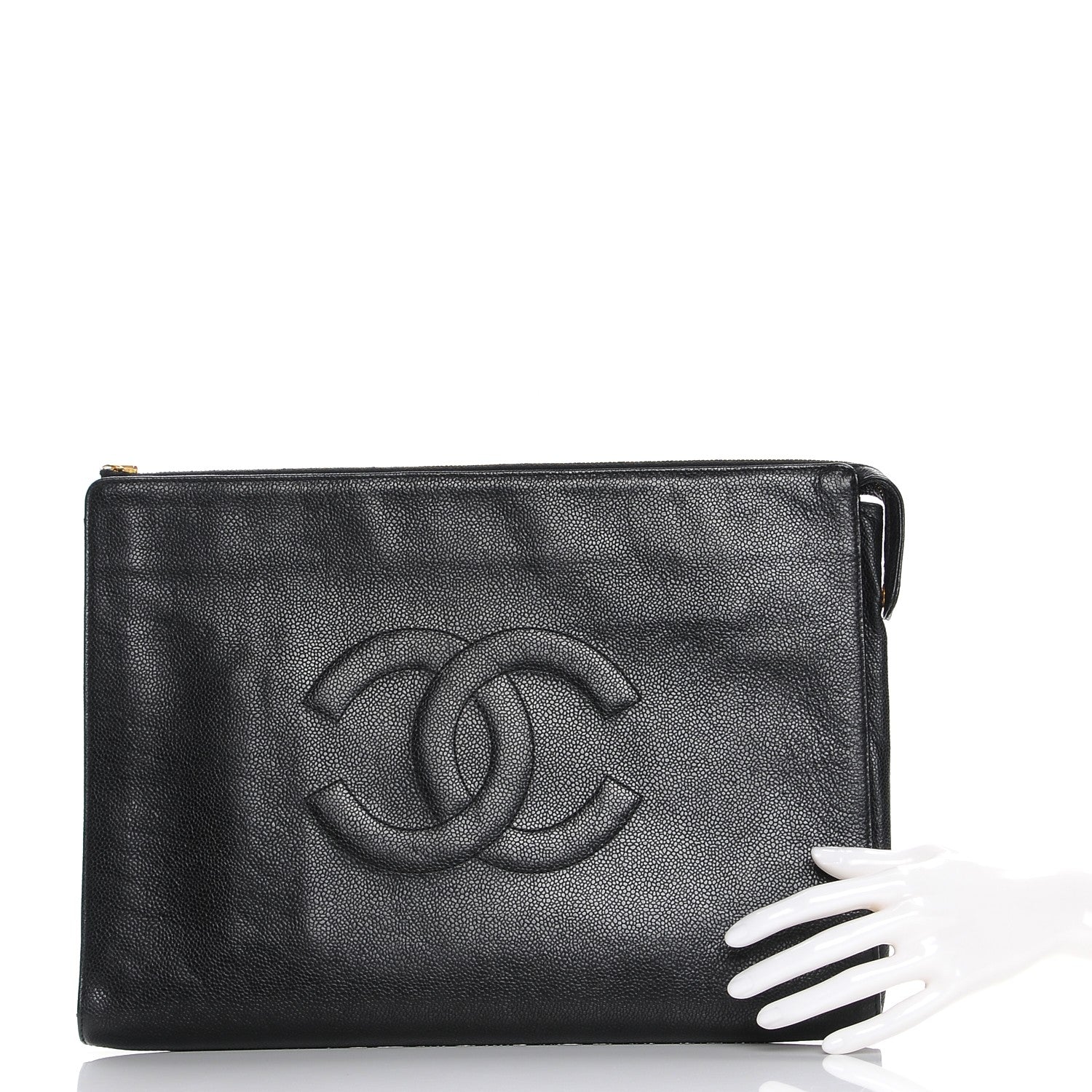 Chanel Caviar Timeless Portfolio Black 2 of 12