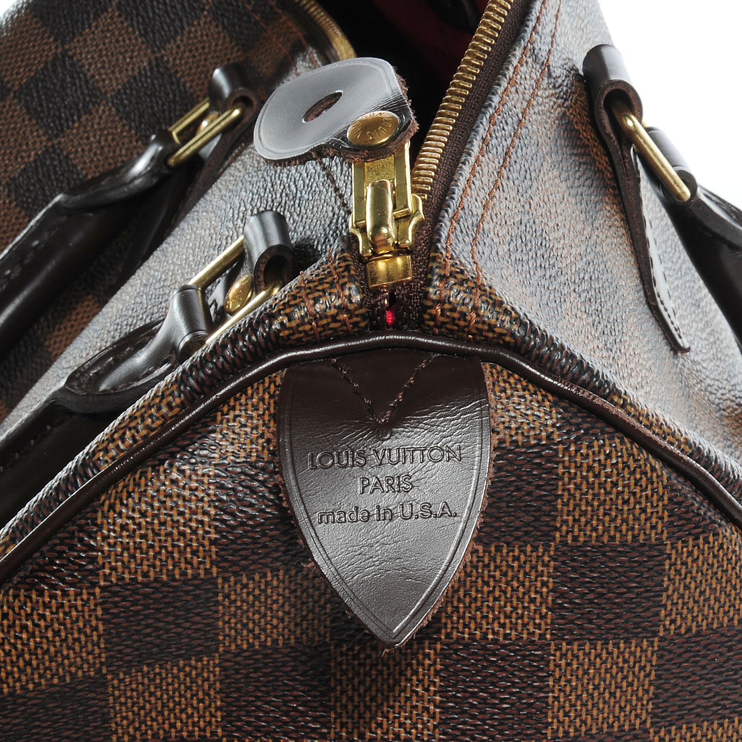 Louis Vuitton Damier Ebene Speedy 30 7 of 7