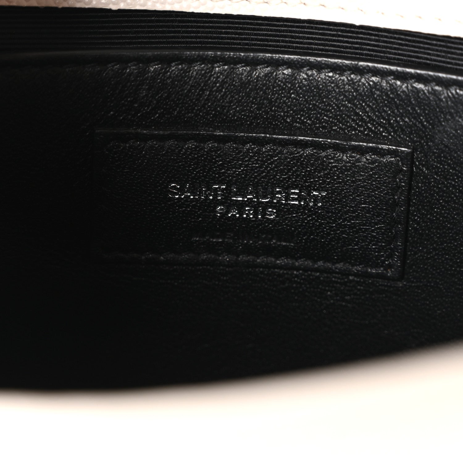 Saint Laurent Grain De Poudre Small Classic Monogram Kate Tassel Satchel Icy White 6 of 10