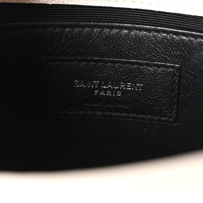 Saint Laurent Grain De Poudre Small Classic Monogram Kate Tassel Satchel Icy White 6 of 10