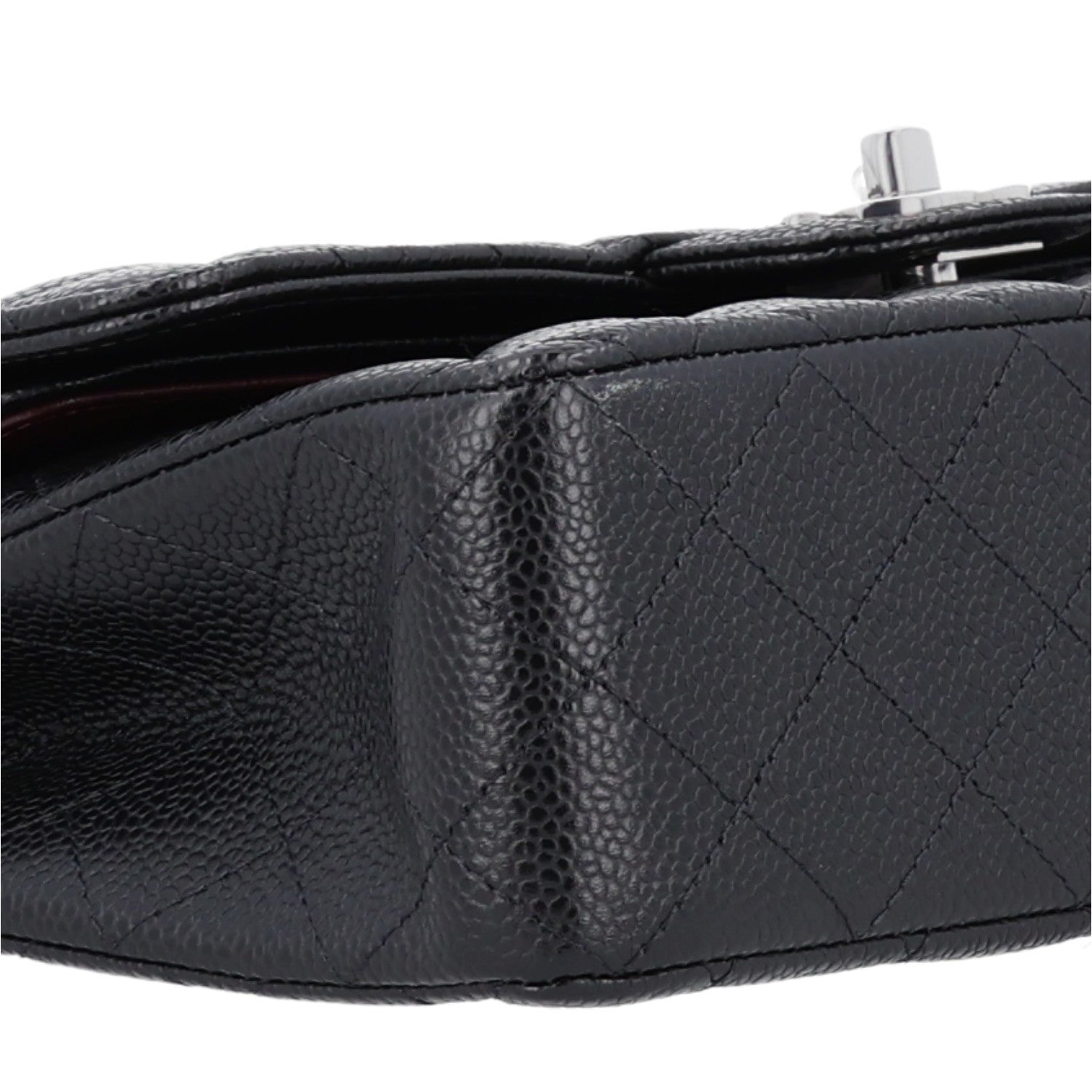 Chanel Caviar Quilted Small Double Flap Black 9 of 10