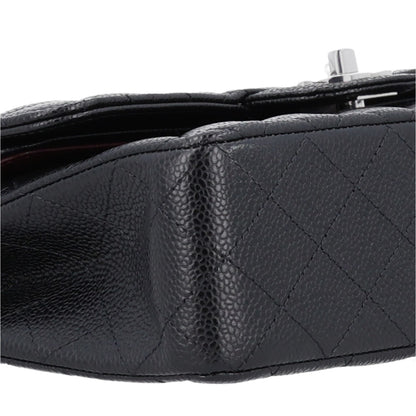 Chanel Caviar Quilted Small Double Flap Black 9 of 10