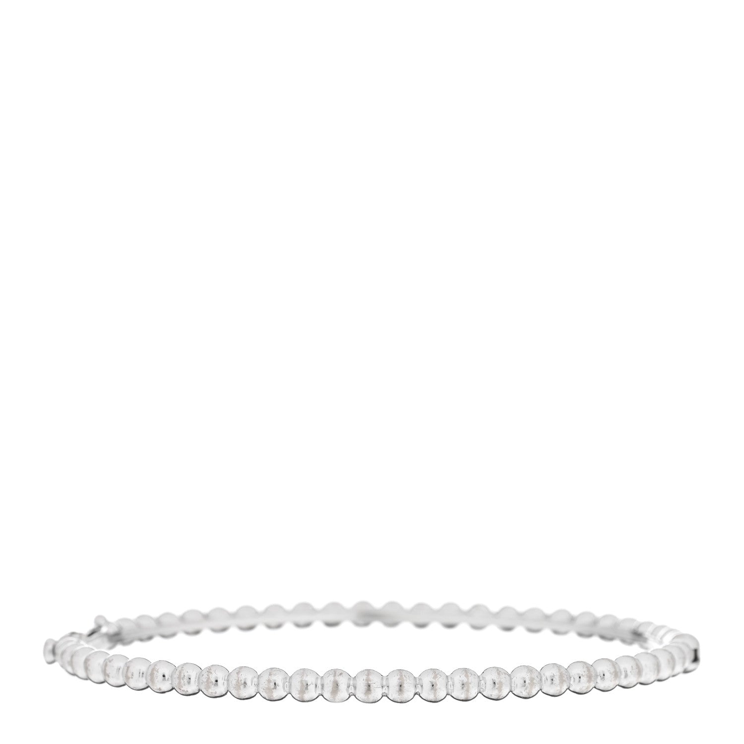 Van Cleef & Arpels 18K White Gold Perlee Pearls of Gold Bracelet M 1 of 3
