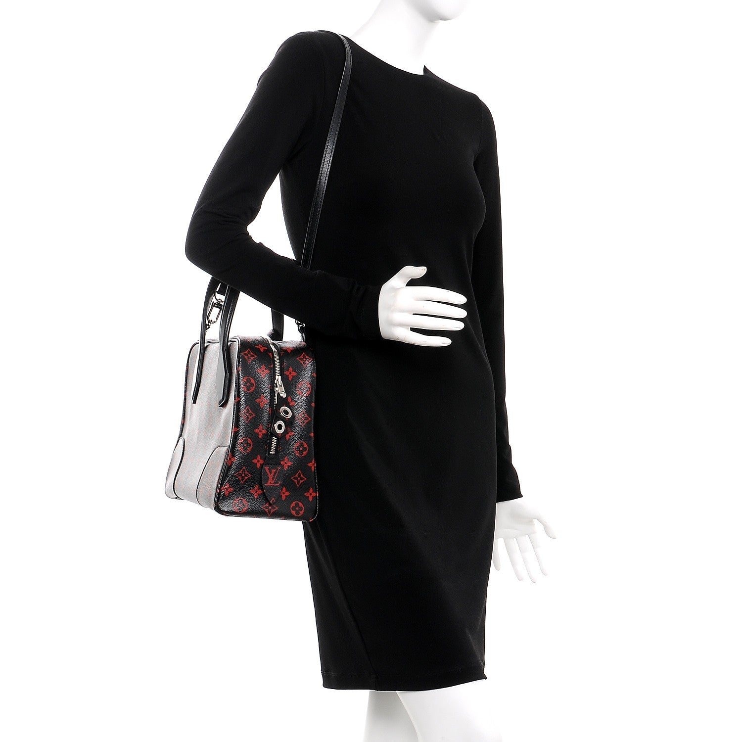 Louis Vuitton Monogram Infrarouge Dora Soft MM 2 of 7