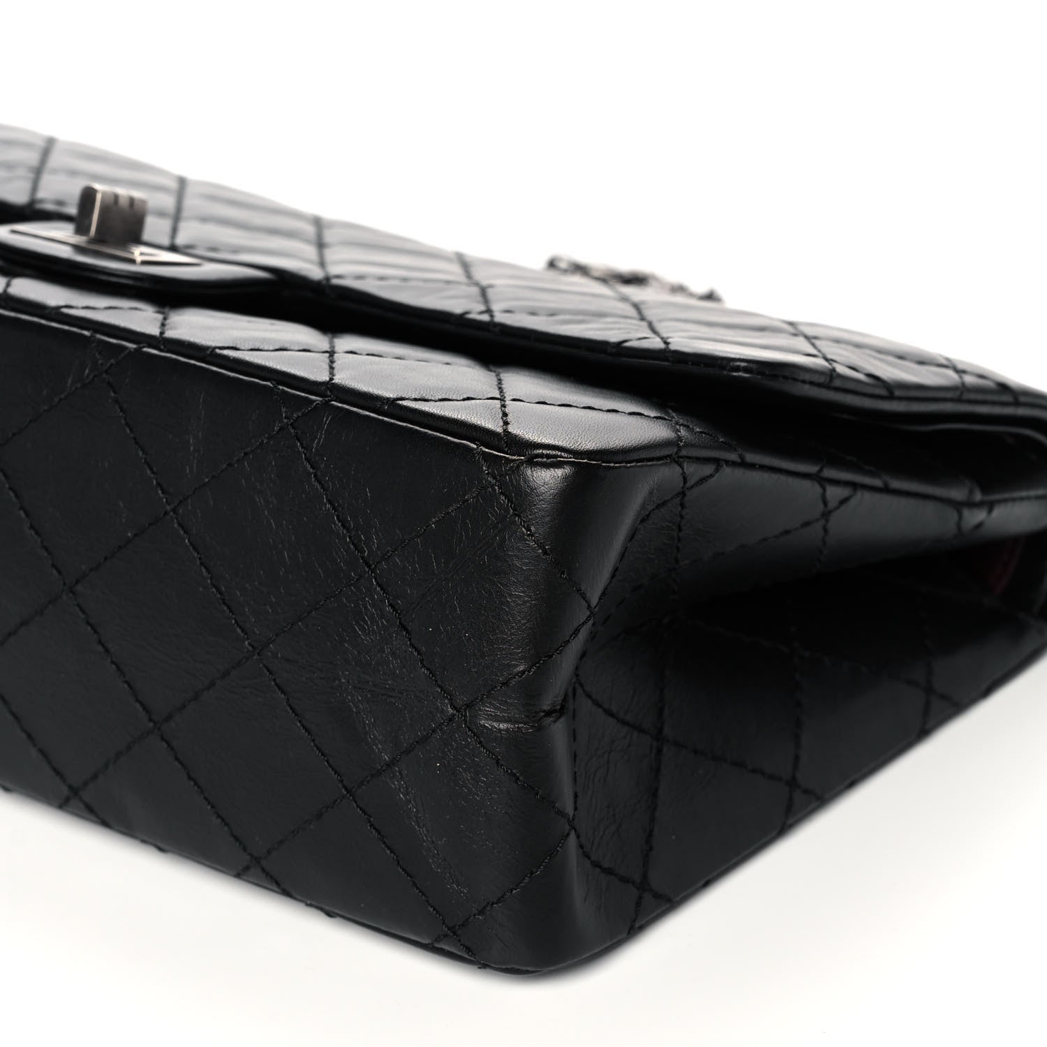 Chanel Aged Calfskin Quilted 2.55 Reissue 226 Flap Black 10 of 11