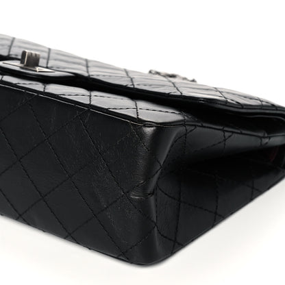 Chanel Aged Calfskin Quilted 2.55 Reissue 226 Flap Black 10 of 11