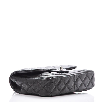 Chanel Caviar Quilted Medium Now and Forever Flap Black 4 of 8