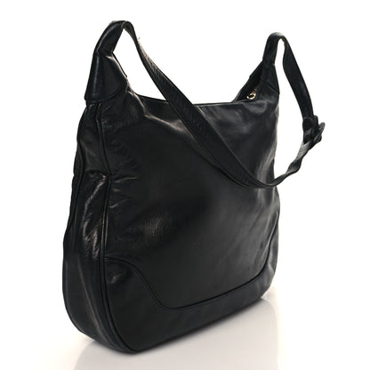 Chanel Calfskin CC Hobo Black 3 of 9